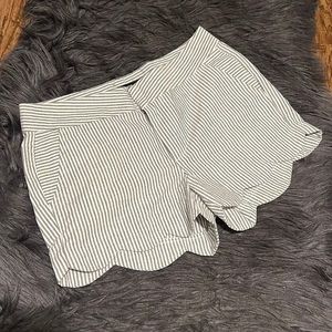 Brand new striped shorts size S
